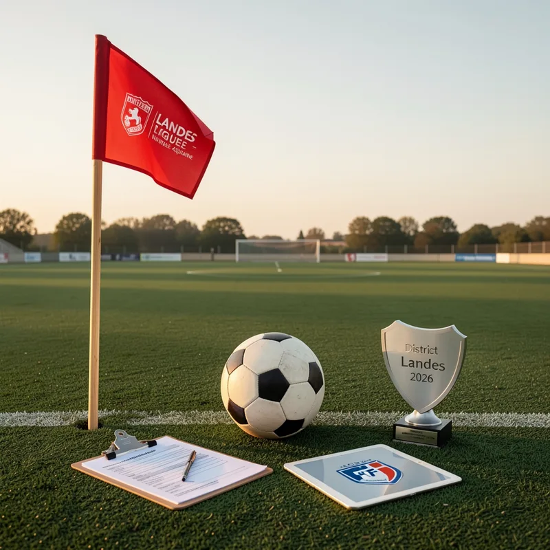 District Landes football : organisation, compétitions et licences en 2026